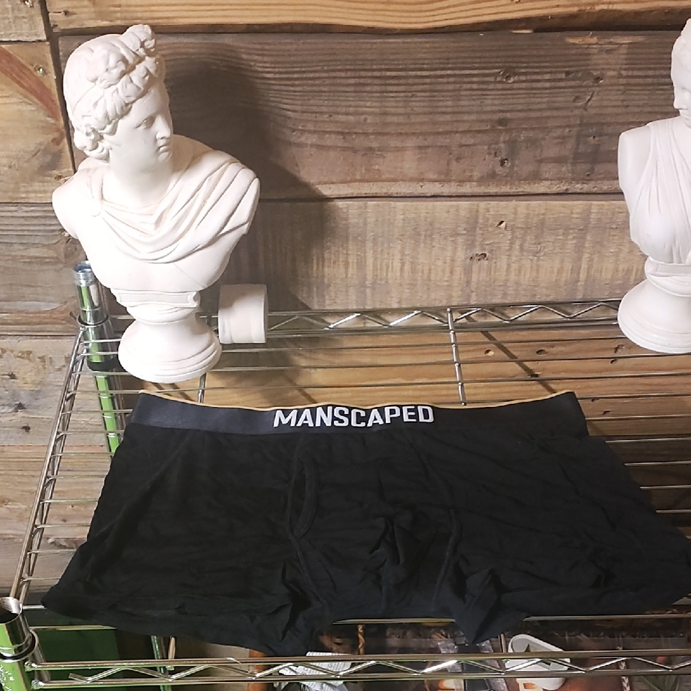 Men's Manscaped Black New Without Tags Sz Large .